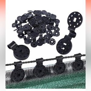💜50-Pack Extra Large, Thickened Heavy-Duty Shade Cloth Clips